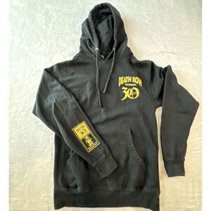 Death Row‎ records 30th anniversary mens Black small hoodie
